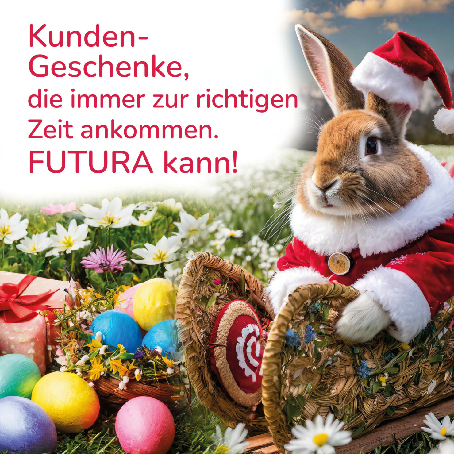 Futura Geschenke Verpacken Service Fulfillment Quadrat